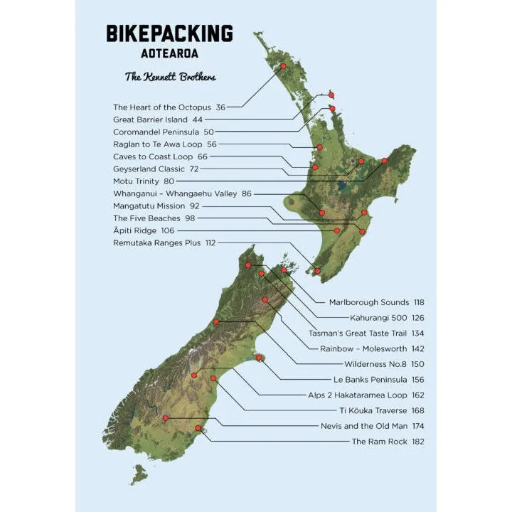 Bike Packing Aotearoa 2nd Edition Book