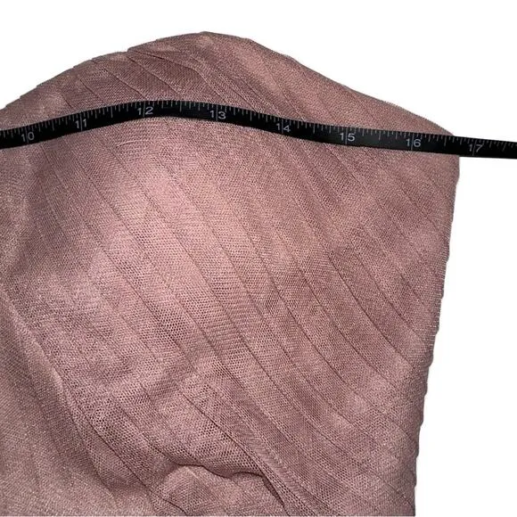 Birdy Grey Christina Convertible Tulle Sandy Mauve Bridesmaids Maxi Dress MEDIUM