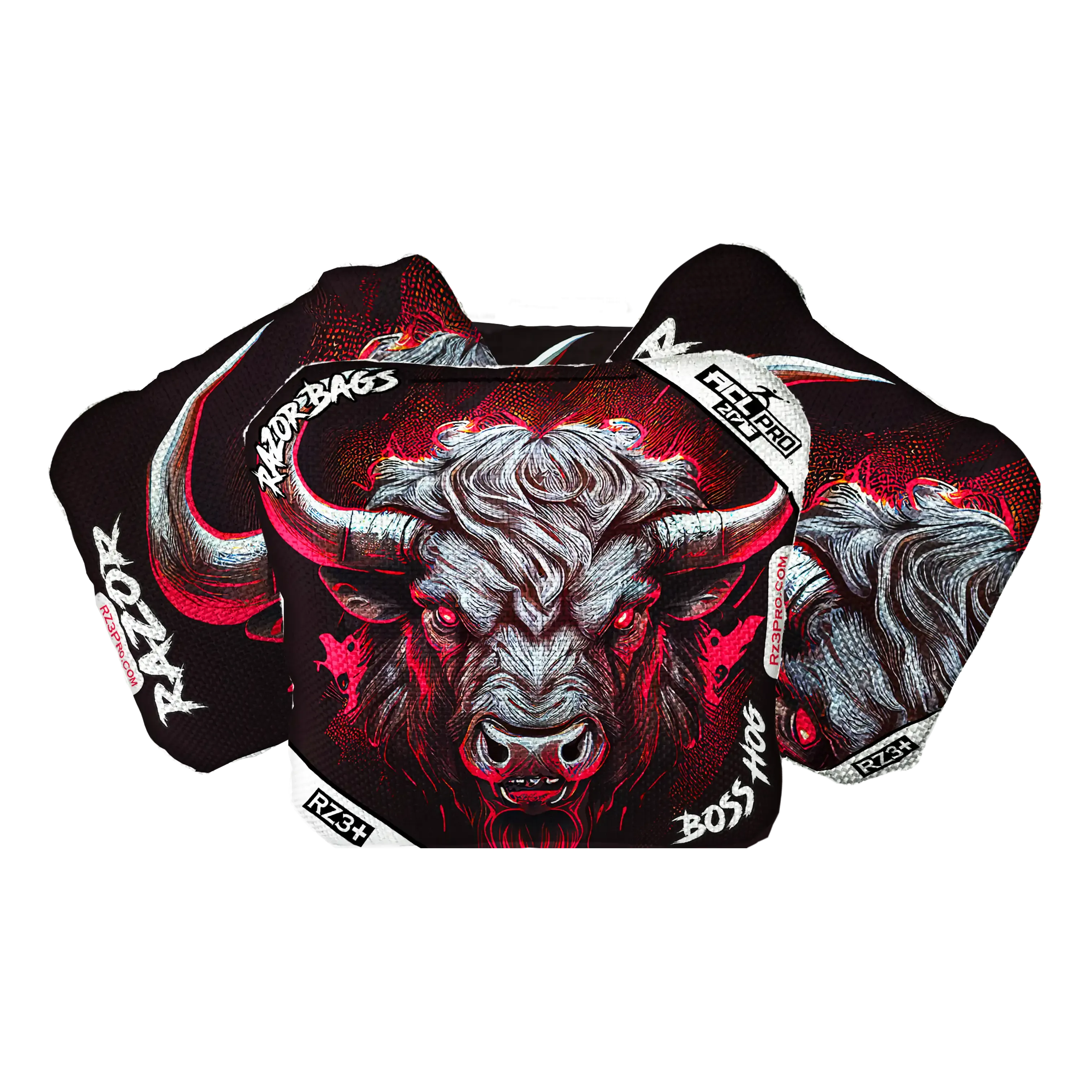 Boss Hog | Buffalo Black Series | ACL PRO Razor Cornhole Bags