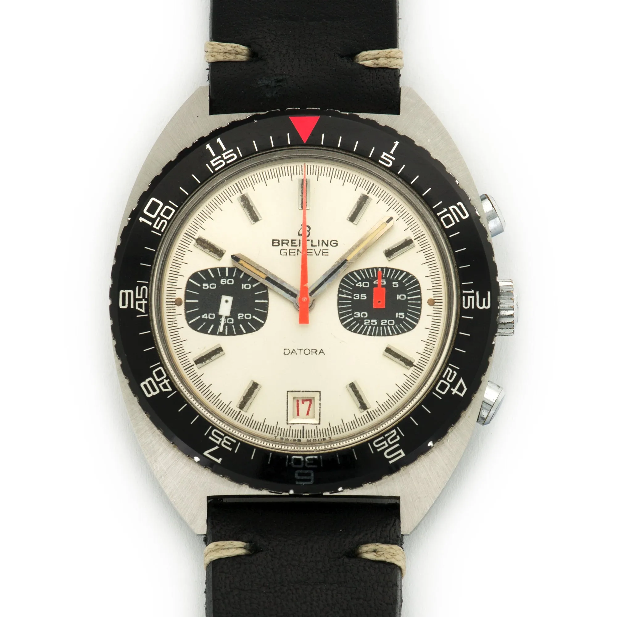 Breitling Stainless Steel Datora Chronograph Watch Ref. 2034