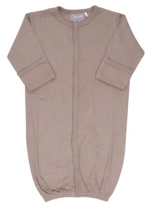 Coccoli Newborn Convertible Sleeper Gown in Sand  : 1M Size