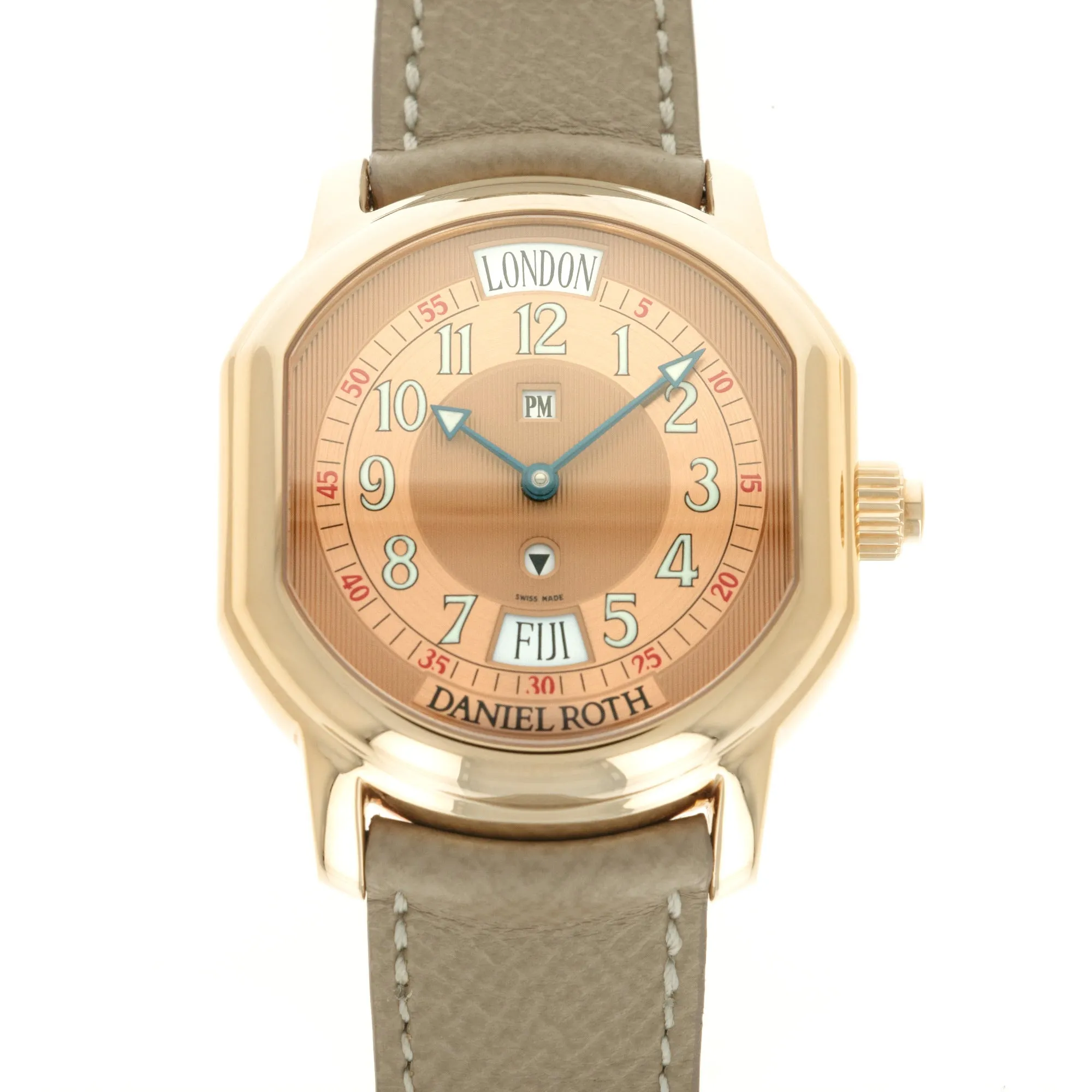 Daniel Roth Rose Gold Metropolitan World Time Watch