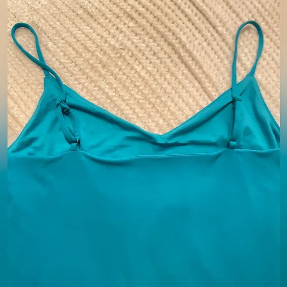 EXPRESS Blue Green Teal Sleeveless Mini Dress NWT