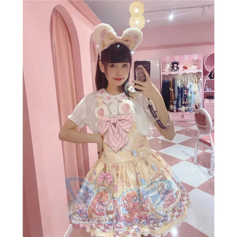 Sweet Girl Lolita Low Waist Strap Dress