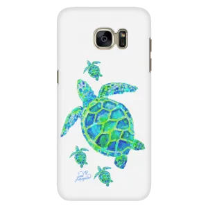 Turtle with babies Galaxy S7 cell phone case